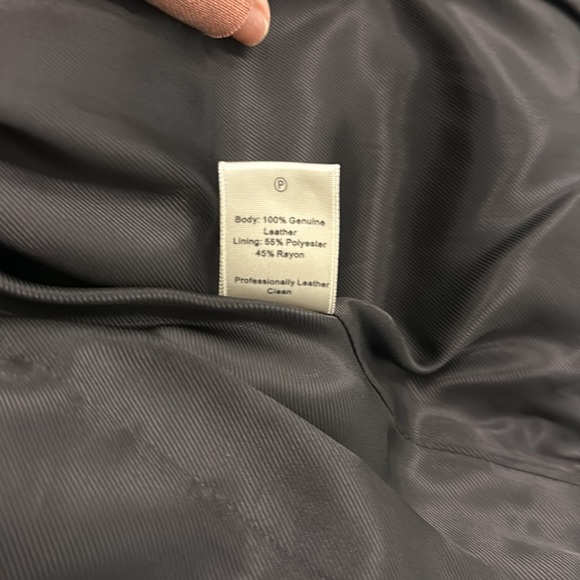 Truth and Pride leather jacket, with charcoal hardware! - Picture 4 of 5